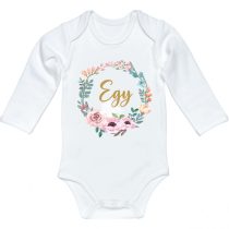 Pasztell virág mintás EGY feliratos body