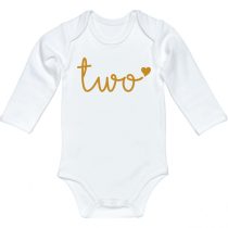 "Two" arany feliratos body