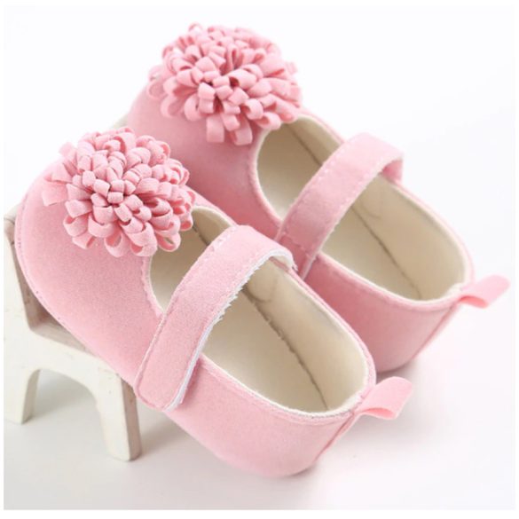Rózsaszín puha talpú baba cipő