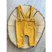 Mustársárga kantáros újszülött nadrág