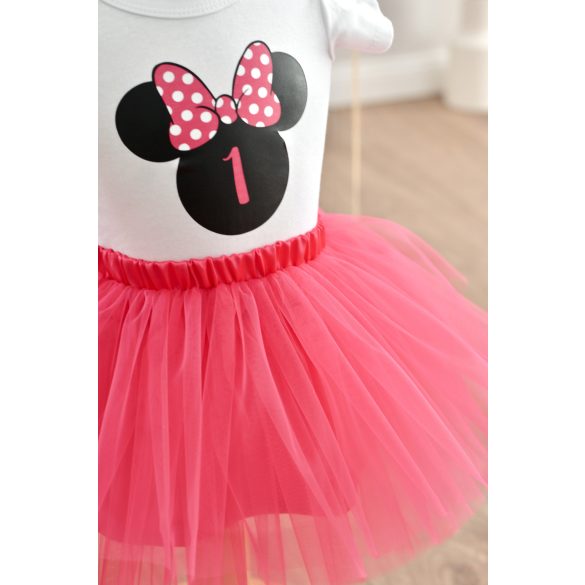 Pink Minnie egeres születésnapos szett